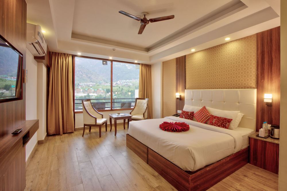 Premium Room Non AC ( With Private Balcony and Mountain View) 