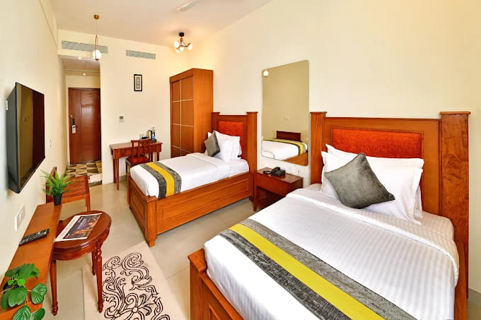 Deluxe twin bed rooms 